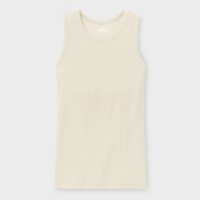 Women's No-Yank Rib Racerback Shelf Bra Tank