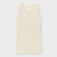 Women's No-Yank Rib Racerback Shelf Bra Tank