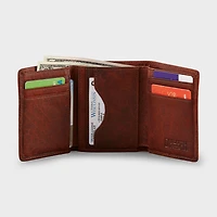 Men's Bison Tri-Fold Wallet