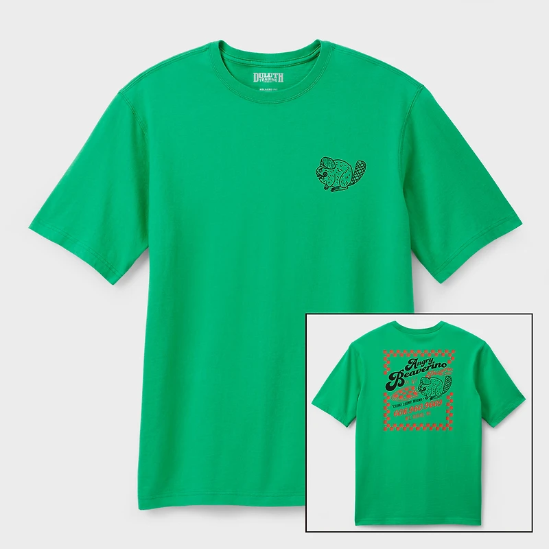 Men's Longtail T Relaxed Fit SS Logo T-Shirt