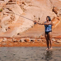 Women's AKHG Lost Lake Control-Top Bikini Bottom
