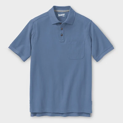 Men's No Polo Shirt Short Sleeve with Pocket