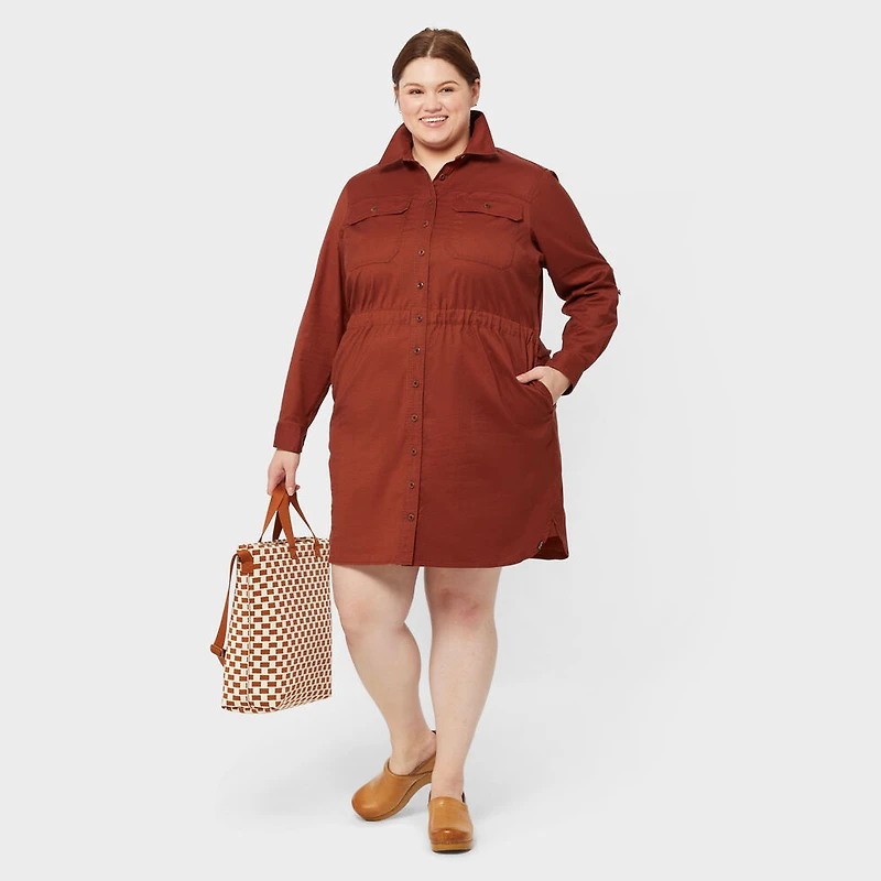 Women's Plus Hempstop Shirtdress