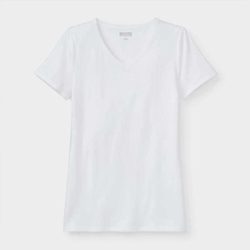 Women's No Yank Short Sleeve V-Neck Tee