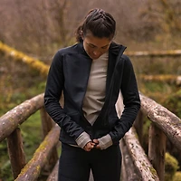 Women's AKHG Trail Tech Fleece Full Zip Mock