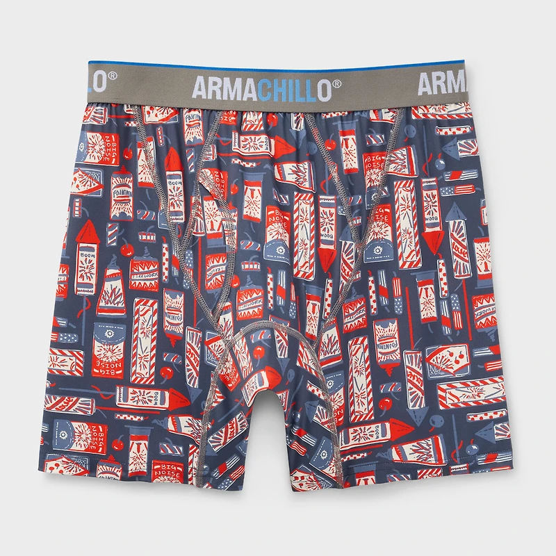 Men's Armachillo Cooling Pattern Boxer Briefs