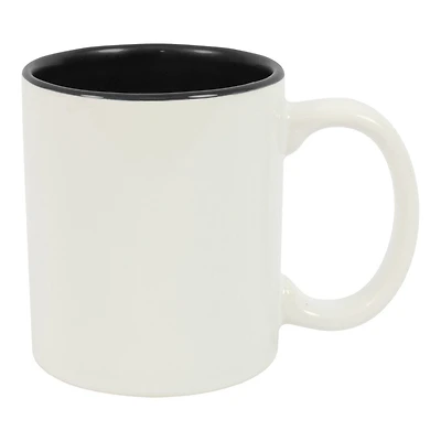 oz. Coloured Inside Ceramic Mugs