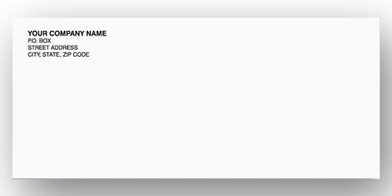 Standard Customizable Business Envelopes