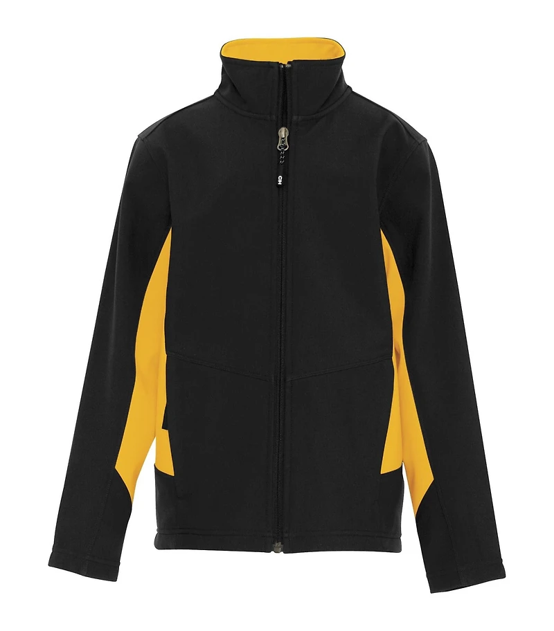 Y7604 - COAL HARBOUR EVERYDAY COLOUR BLOCK SOFT SHELL YOUTH JACKET