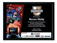 Printed Plaques