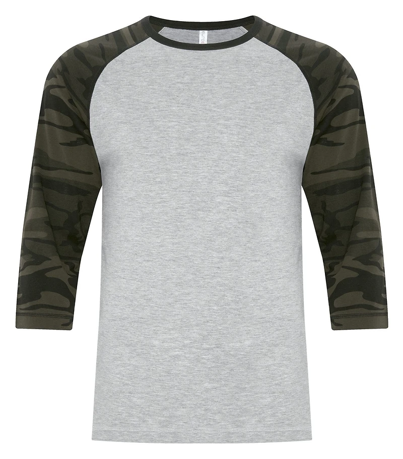 ATC0822 - EUROSPUN RING SPUN BASEBALL TEE