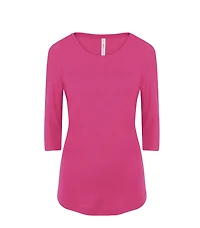 ATC8003L – EUROSPUN RING SPUN 3/4 SLEEVE LADIES TEE