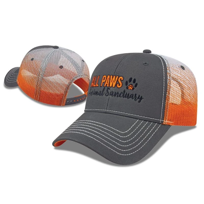 I1076 - Classic Series – Gradient Screen Print Mesh Cap