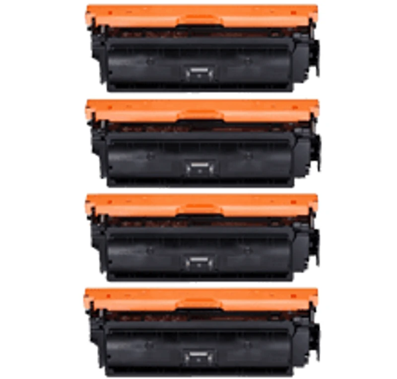 Canon 040H High Yield Laser Toner Cartridge Set Black Cyan Magenta Yellow