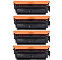 Canon 040H High Yield Laser Toner Cartridge Set Black Cyan Magenta Yellow
