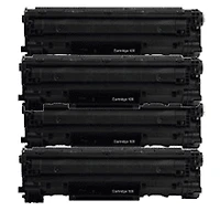 PACK of 4-Canon 128 (3500B001AA) Laser Toner Cartridge