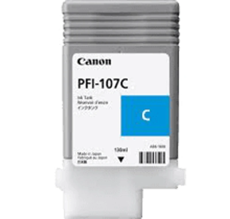 Canon 6706B001AA (PFI-107C) Ink / Inkjet Cartridge Cyan