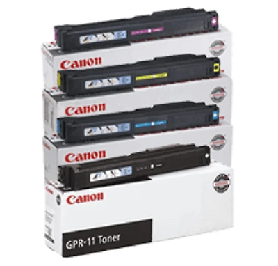 Canon GPR-11 Laser Toner Cartridge Set Black Cyan Yellow Magenta