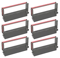 CITIZEN IR41-BR Ribbons 6-PACK Black / Red