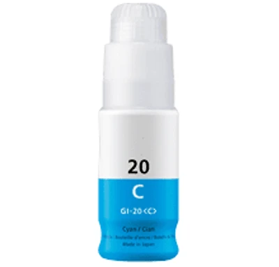 Canon 3394C001 (GI-20C) Cyan Ink / Inkjet Cartridge