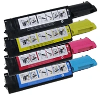 DELL Laser Toner Cartridge Set Black Cyan Yellow Magenta