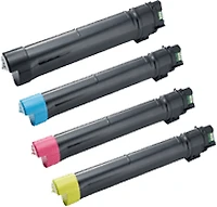 DELL C7765 Laser Toner Cartridge Set Black Yellow Cyan Magenta