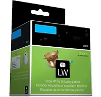 DYMO LabelWriter 30254 Label Printer Labels, 1.13"W, Black On Clear