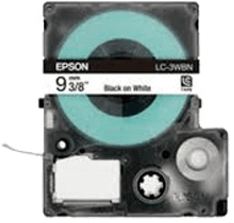 Epson SS9KW (LC-3WBN) Label Tape Maker Black on White