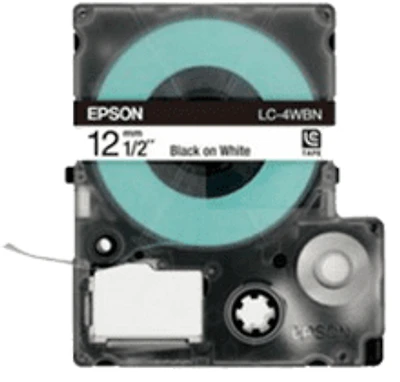 Epson SS12KW (LC-4WBN) Label Tape Maker Black on White