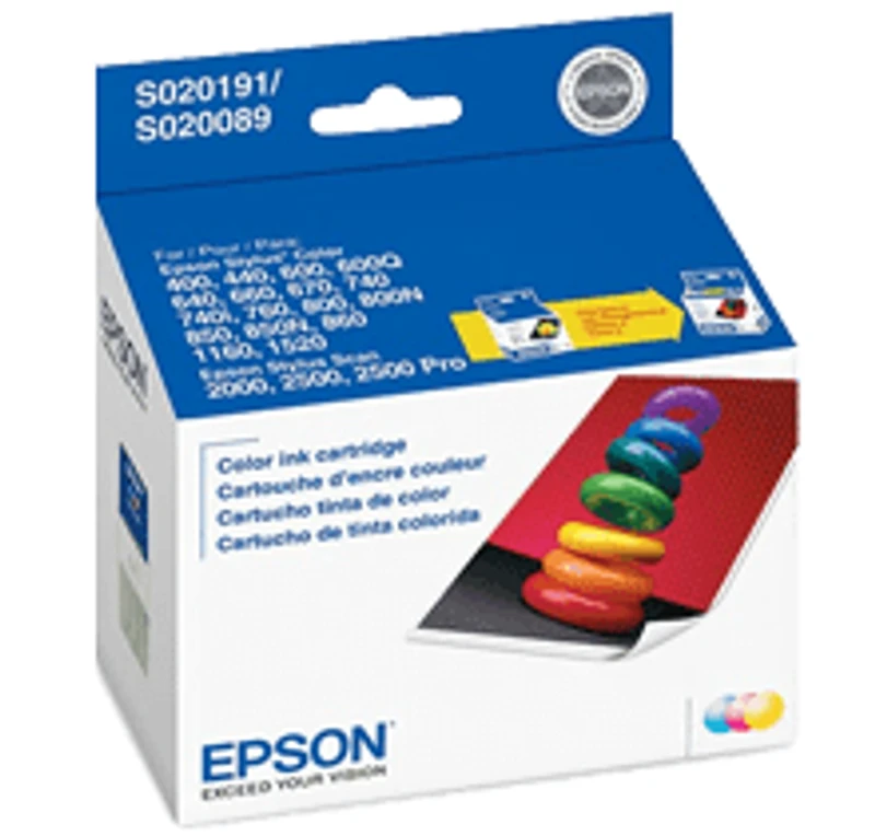 Epson S020191 Ink / Inkjet Cartridge Tri-Color