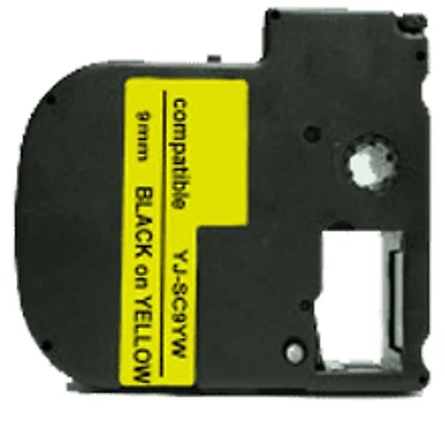 Epson SC9YW (LC-3YBW) Label Tape Maker Black on Yellow