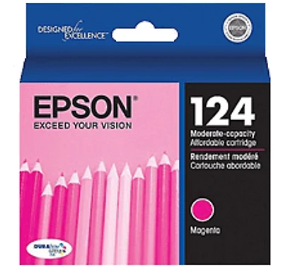 Epson T124320 T124 Ink / Inkjet Cartridge Magenta