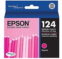 Epson T124320 T124 Ink / Inkjet Cartridge Magenta