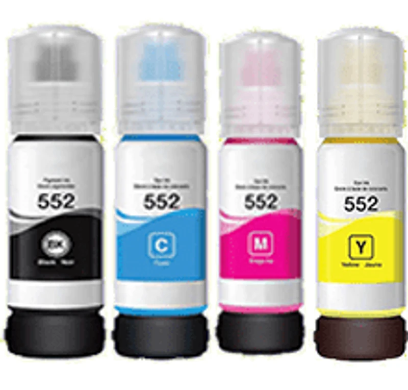 Epson T552 Ink / Inkjet Cartridge Set Black Cyan Magenta Yellow