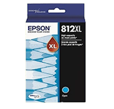 Epson T812XL220 Cyan Ink / Inkjet Cartridge High Yield