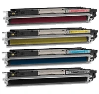 HP 126A Laser Toner Cartridge Set Black Cyan Magenta Yellow