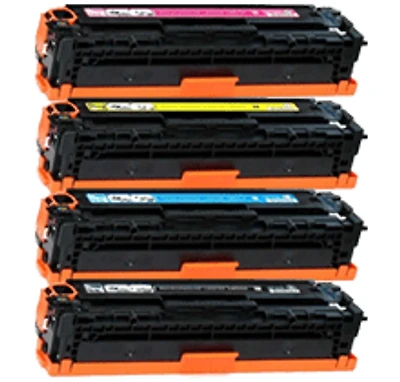 HP 128A Laser Toner Cartridge Set Black Cyan Yellow Magenta