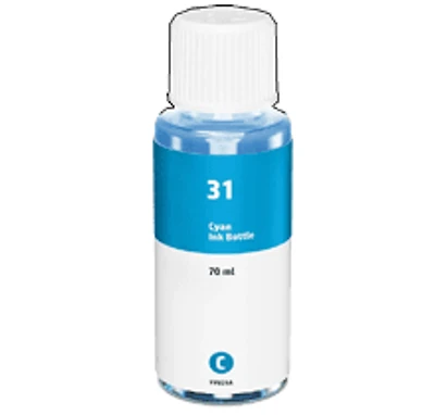 HP 1VU26AN (HP 31) Cyan Ink / Inkjet Bottle