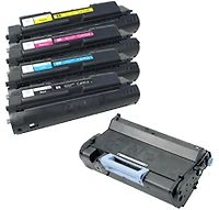 HP 4500 Laser Toner Cartridge Set / Drum Unit Black Cyan Yellow Magenta