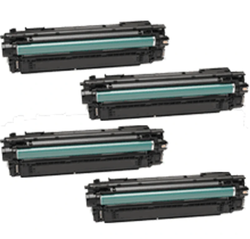 HP 655A Laser Toner Cartridge Set Black Cyan Yellow Magenta