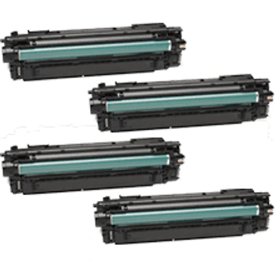 HP 655A Laser Toner Cartridge Set Black Cyan Yellow Magenta