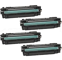 HP 655A Laser Toner Cartridge Set Black Cyan Yellow Magenta