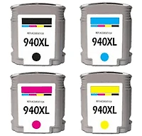 HP 940XL Ink / Inkjet Cartridge Set Black Cyan Yellow Magenta