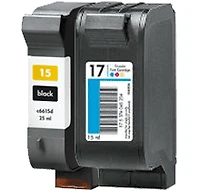HP C6615A / C6625A (15A / 17) Ink / Inkjet Cartridge Combo Pack Black Tri-Color