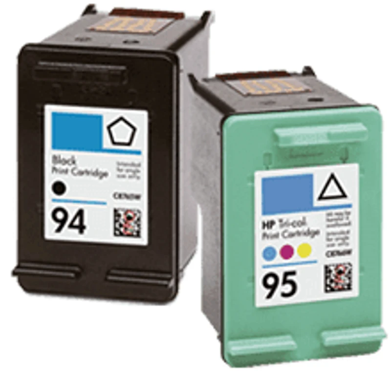 HP C8765WN / C8766WN (94 / 95) Ink / Inkjet Cartridge Combo Pack Black Tri-Color