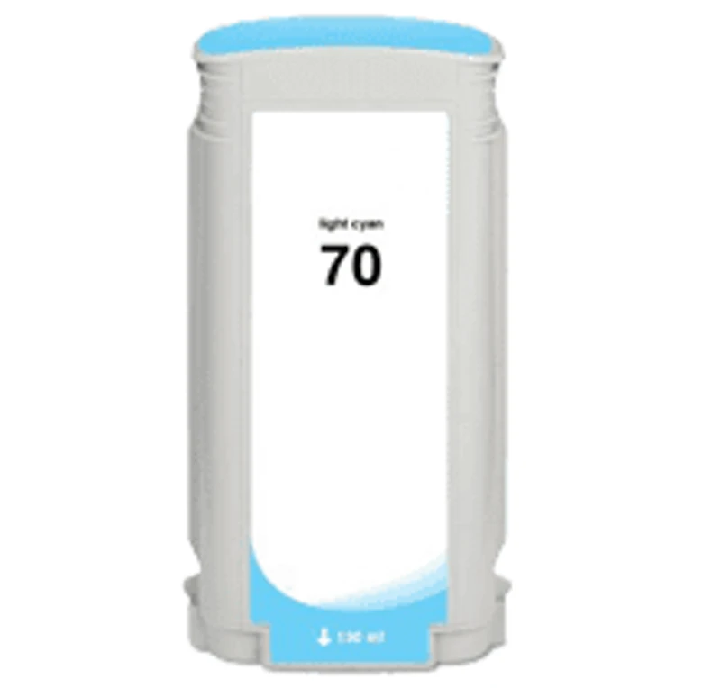 HP C9390A (HP 70) Light Cyan Ink / Inkjet Cartridge