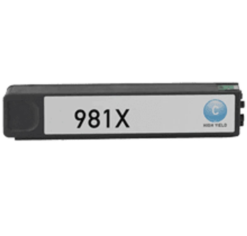 HP L0R09A  (981X) Cyan Ink / Inkjet Cartridge