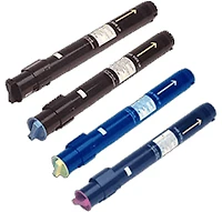 KONICA / MINOLTA Laser Toner Cartridge Set Black Cyan Magenta Yellow