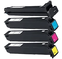KONICA / MINOLTA TN214 Laser Toner Cartridge Set Black Cyan Yellow Magenta