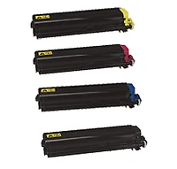 Kyocera / Mita TK-512 Laser Toner Cartridge Set Black Cyan Yellow Magenta